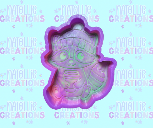 Latte Raccoon Freshie Silicone Mold