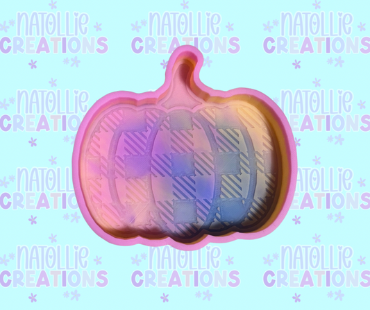 Plaid Pumpkin Freshie Silicone Mold