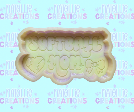 Softball Mom Freshie Silicone Mold