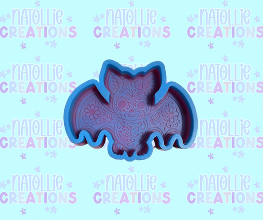 Sugar Skull Bat Freshie Silicone Mold