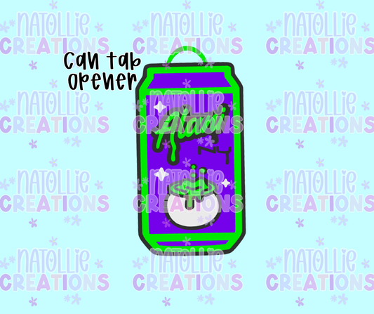 Witch Brew Energy Can Tab Opener Keychain