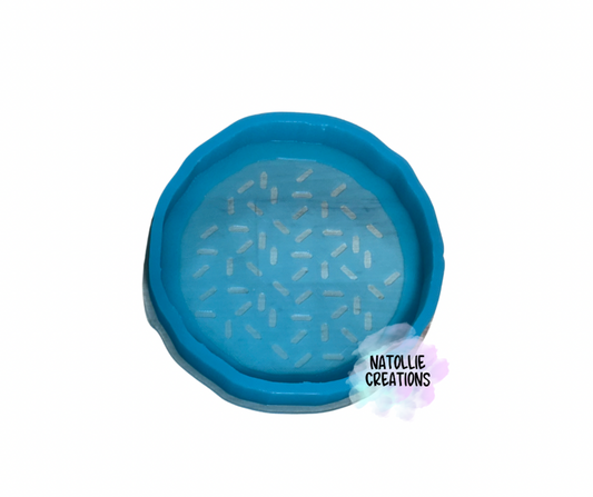 Round Frosted Cookie freshie Silicone Mold