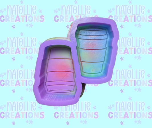 Latte Cup Vent Clip Freshie Silicone Mold
