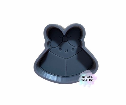 Polvorone W/ Bow Freshie Silicone Mold