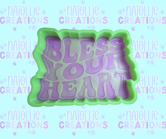 Bless Your Heart Freshie Silicone Mold