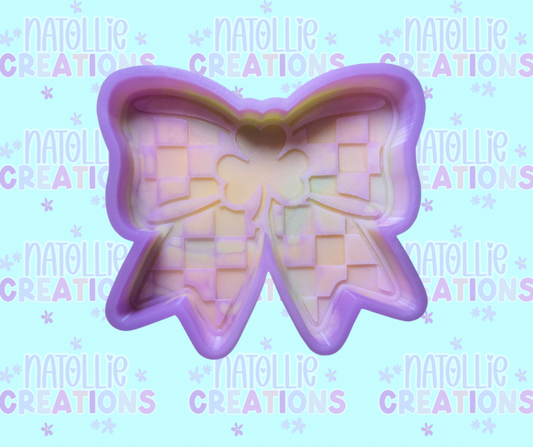 Clover Bow Freshie Silicone Mold