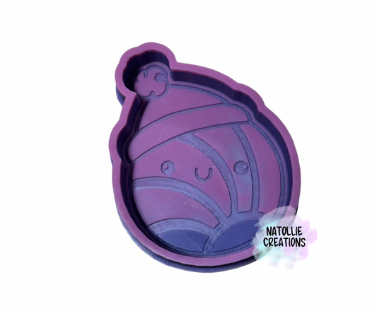 Christmas Concha Freshie Silicone Mold