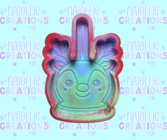Reindeer Candy Apple Freshie Silicone Mold