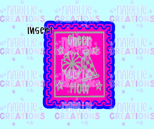Game Day Cheer Mom Stamp Insert Freshie Silicone Mold
