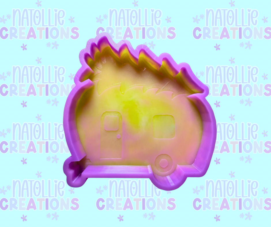 Christmas Camper Freshie Silicone Mold