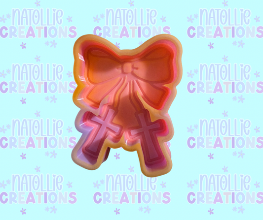 Cross Cherry Freshie Silicone Mold