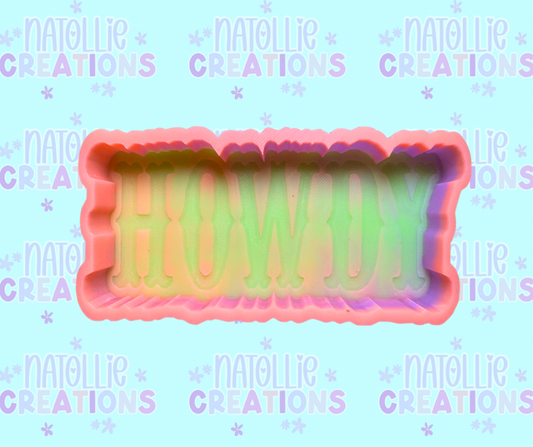 Howdy Freshie Silicone Mold