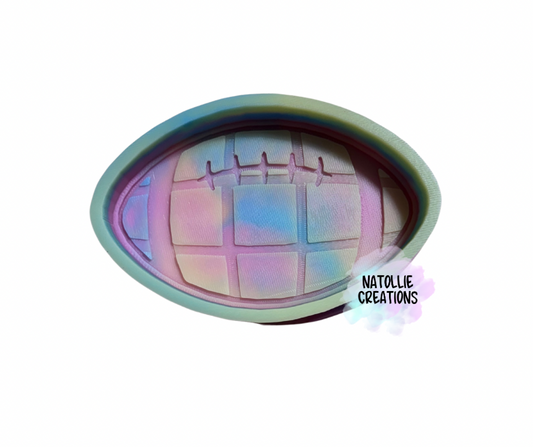 Disco Football Freshie Silicone Mold