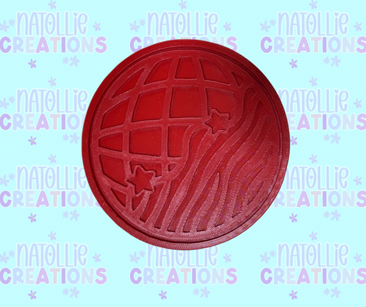 Zebra Disco Insert Freshie Silicone Mold