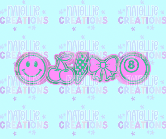 Retro Babe Charm Freshie Silicone Mold