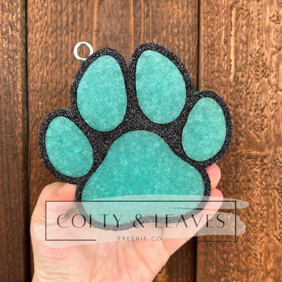 Paw Print Freshie Silicone Mold