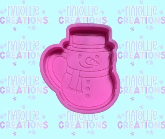 Snowman Body Mug Freshie Silicone Mold