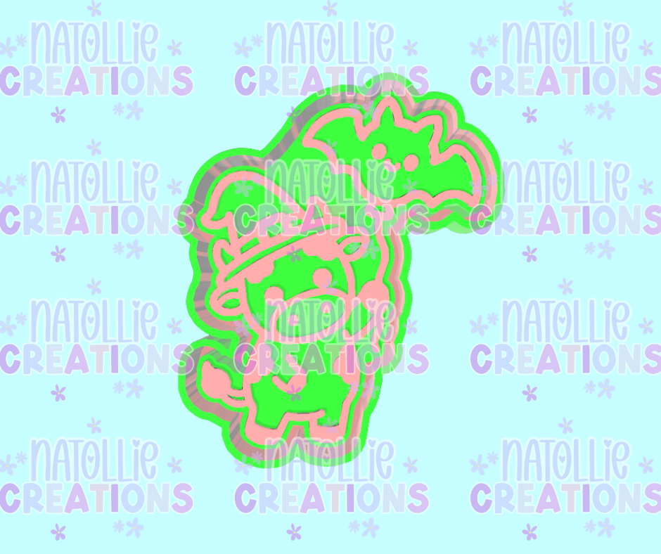 Bat Balloon Cow Freshie Silicone Mold