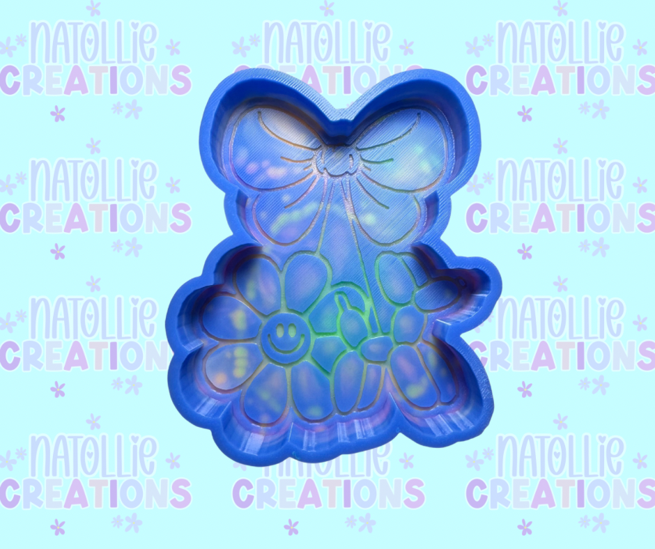 Retro Flower / Balloon Dog Cherry Freshie Silicone Mold