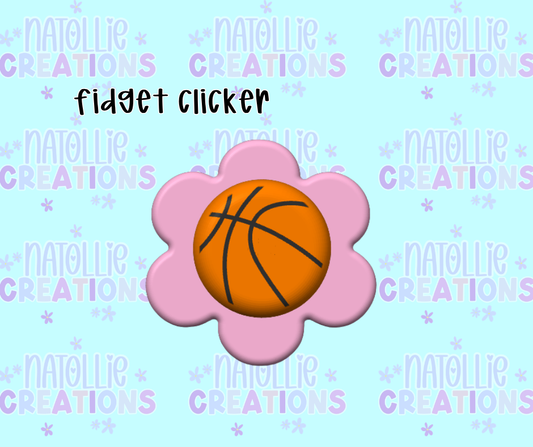 Floral Basketball Clicker Fidget