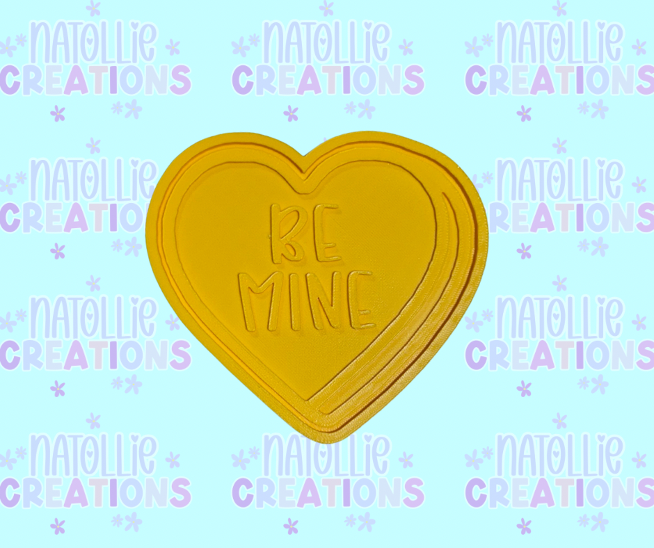 Conversation Heart + Inserts Freshie Silicone Mold