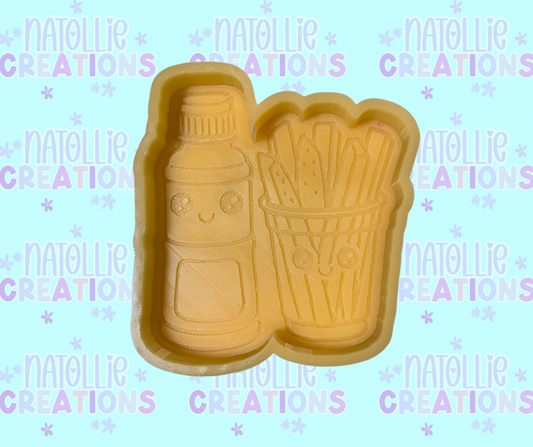 Tajin W/ Fruit Cup Freshie Silicone Mold