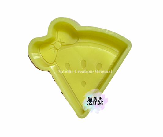 Watermelon W/ Bow Freshie Silicone Mold
