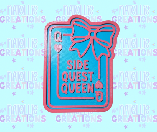 Side Quest Queen Insert Freshie Silicone Mold