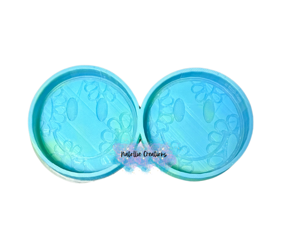 Squash Blossom Smiley Vent Clip Freshie Silicone Mold