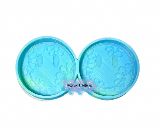 Squash Blossom Smiley Vent Clip Freshie Silicone Mold