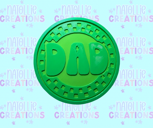 Checkered Dad Insert Freshie Silicone Mold