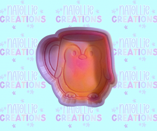 Penguin Mug Freshie Silicone Mold
