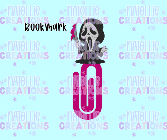 Ghost Face Bookmark