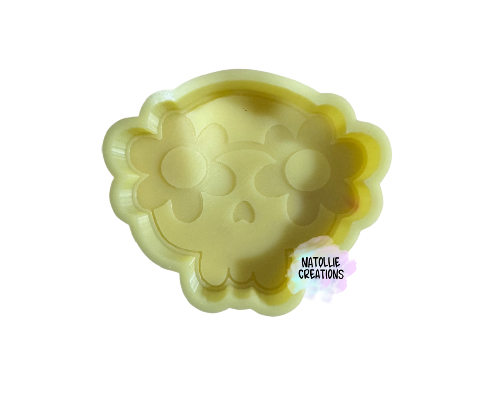 Groovy Skull Freshie Silicone Mold