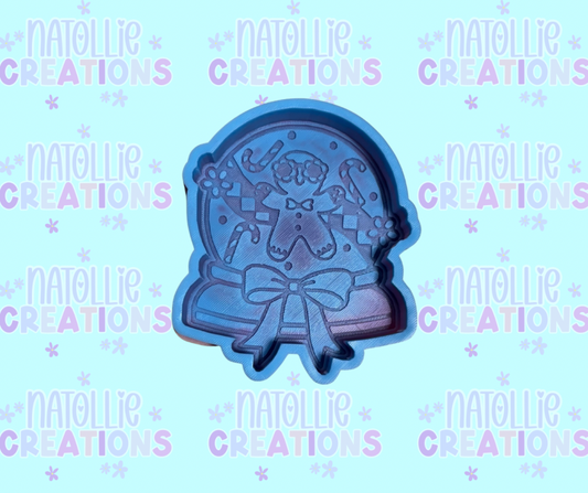 Groovy Gingerbread Snowglobe Freshie Silicone Mold