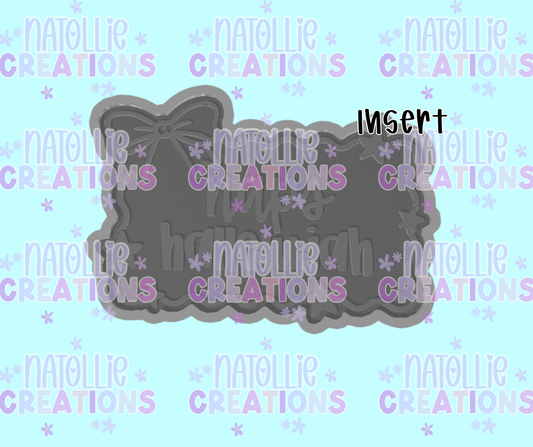 Naps Hallelujah Star Bow Frame Insert Freshie Silicone Mold