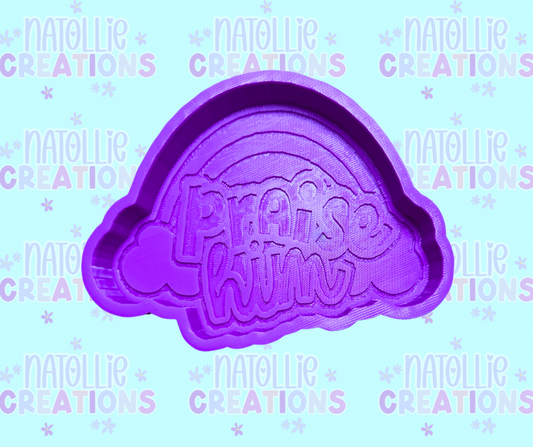 Rainbow Praise Him Freshie Silicone Mold