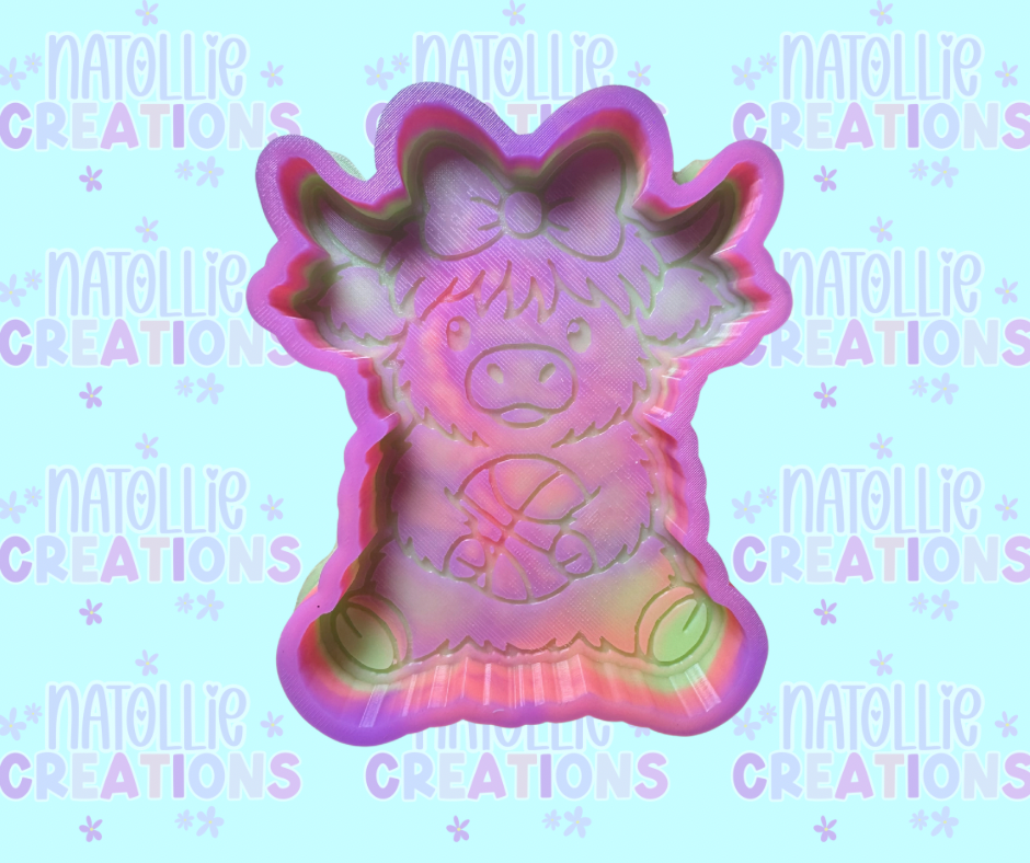 Basketball Highland Freshie Silicone Mold