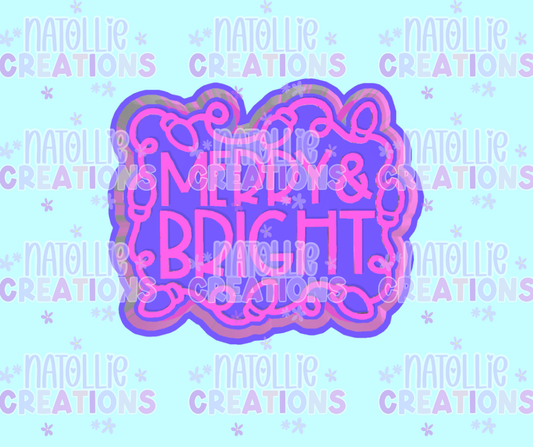 Merry & Bright Light Frame Freshie Silicone Mold