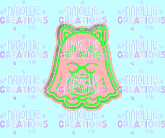 Cat Ghost Freshie Silicone Mold