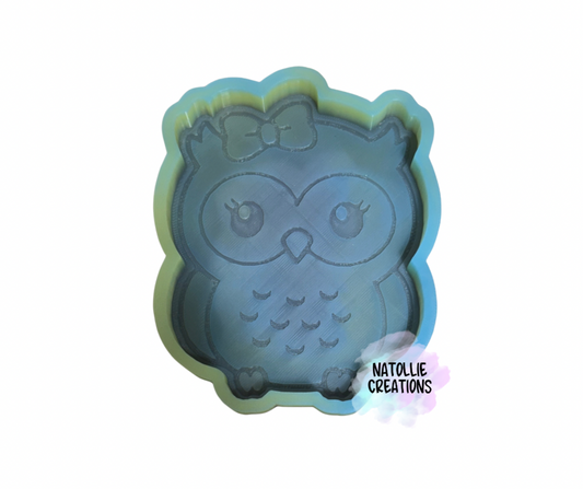 Full Body Owl W/ Bow Freshie Silicone Mold