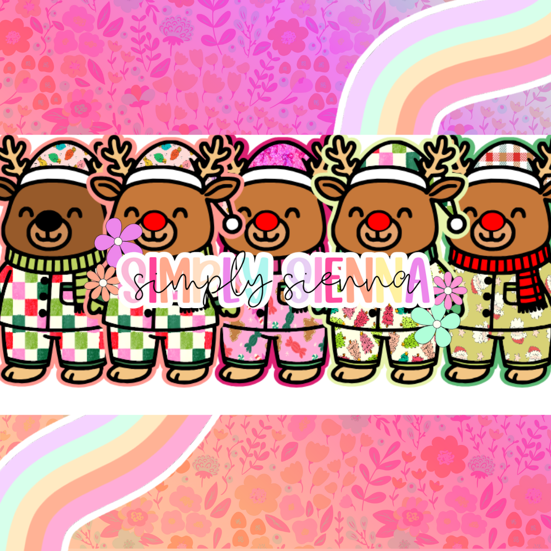 Pajama Reindeer - NATOLLIE CREATIONS