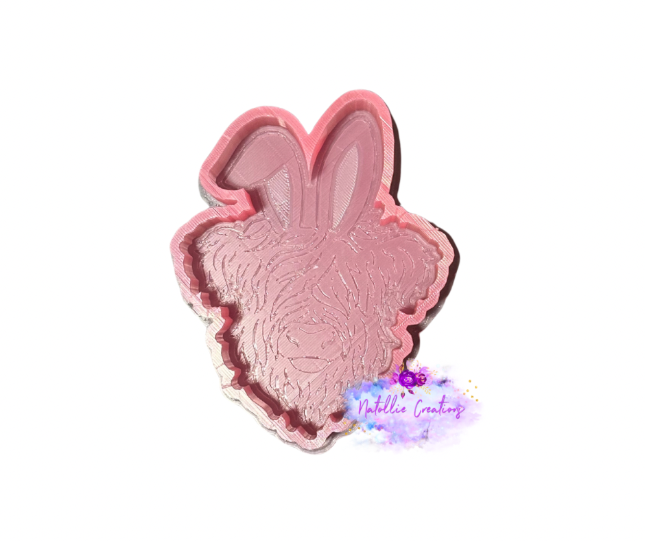 Highland W/ Bunny Ears Freshie Silicone Mold