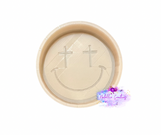 Cross Eye Smiley Freshie Silicone Mold