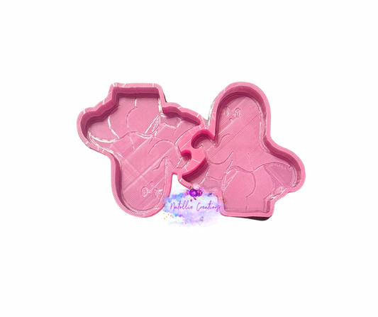 Ghost Booty Vent Clip Freshie Silicone Mold