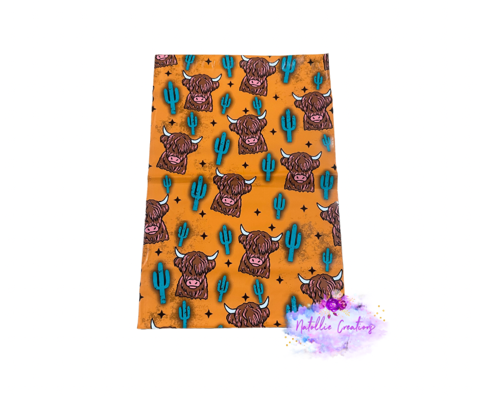 Highland Cow Poly Mailer