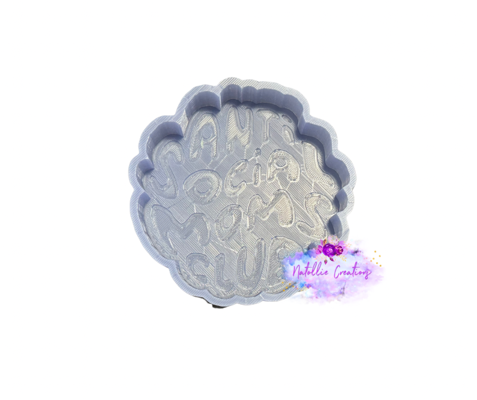 Anti Social Moms Club Freshie Silicone Mold