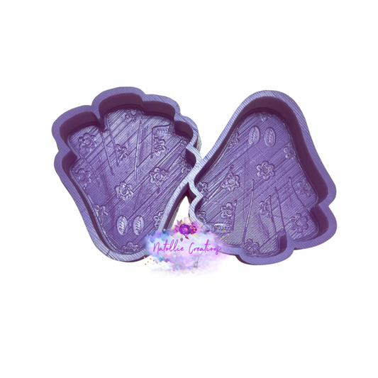 Floral Ghost Vent Clip Freshie Silicone Mold