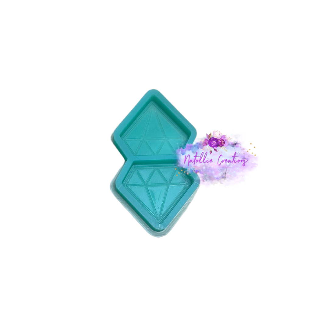 Diamond Vent Clip Freshie Silicone Mold