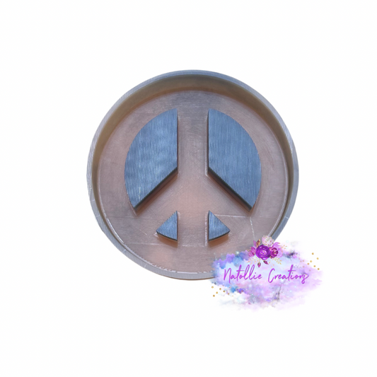 Peace Sign Freshie Silicone Mold